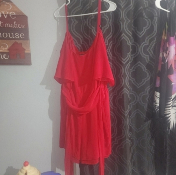 City chic red Felicity limited edition romper tie waist size 20 - Picture 3 of 5